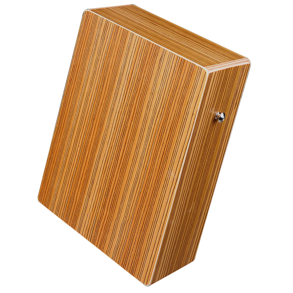 Портативный дорожный барабан Cajon плоский ручной деревянный перкуссионный