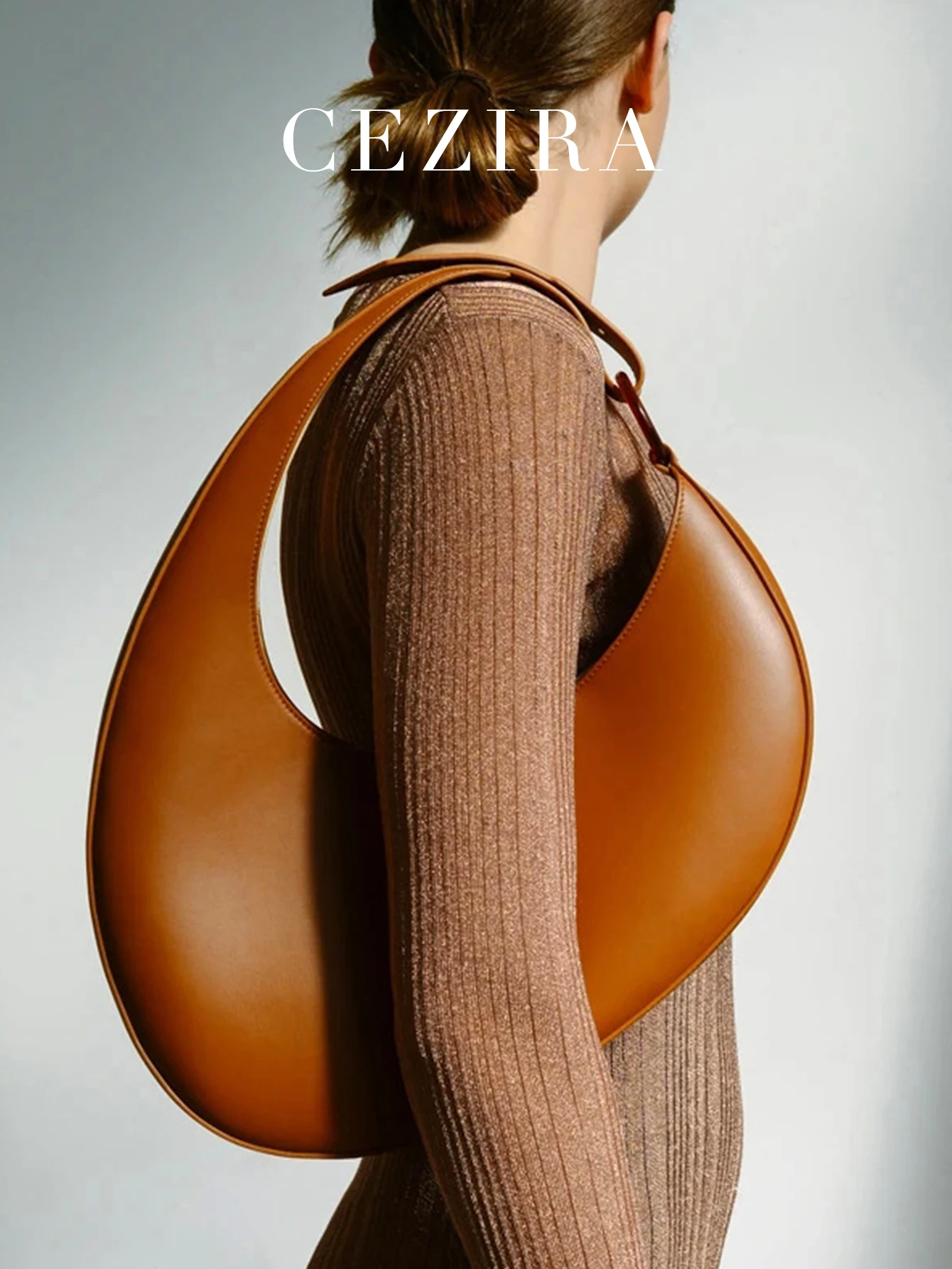 CR Niche Women Brand Design Handbag Top-handle Single Strap Shoulder Hobo Bag Luxury Irregular Shape Fashion Chic Underarm Purse