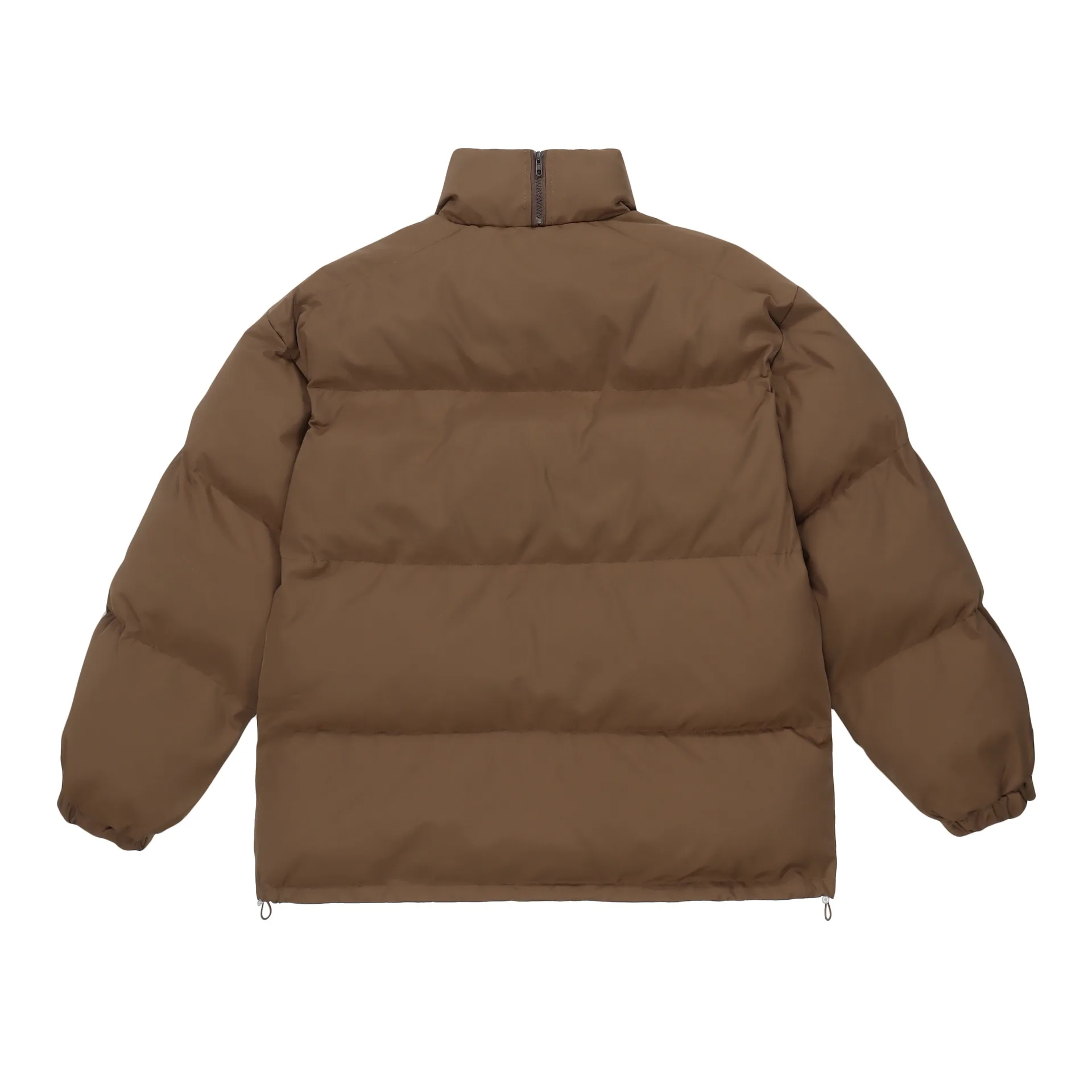 Simple and Thick Zipper Padded Jacket Warm Coat 2022 Autumn Winter Street Trend Ins Cotton Coat Men and Women