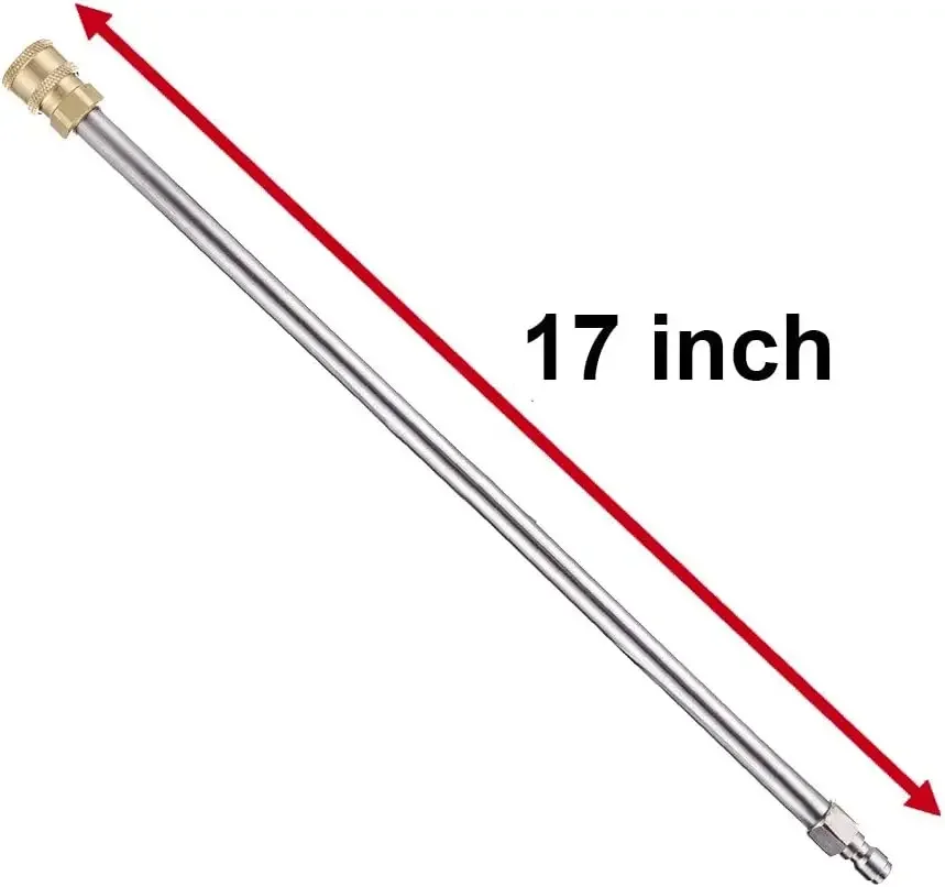 Удлинительная трубка для мойки высокого давления 17-дюймовая наконечник из