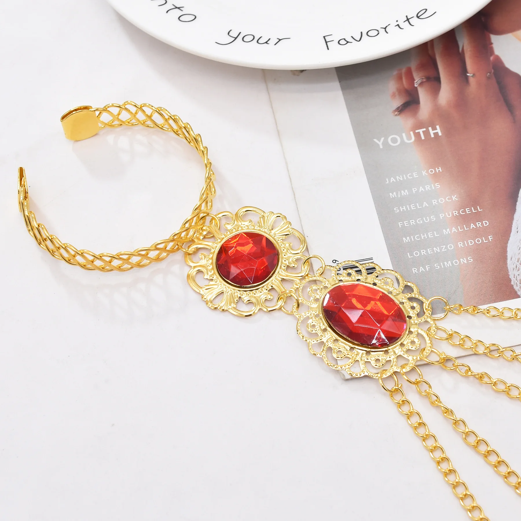 Стильные открытые манжеты для танца живота женщин Танцевальная вечеринка