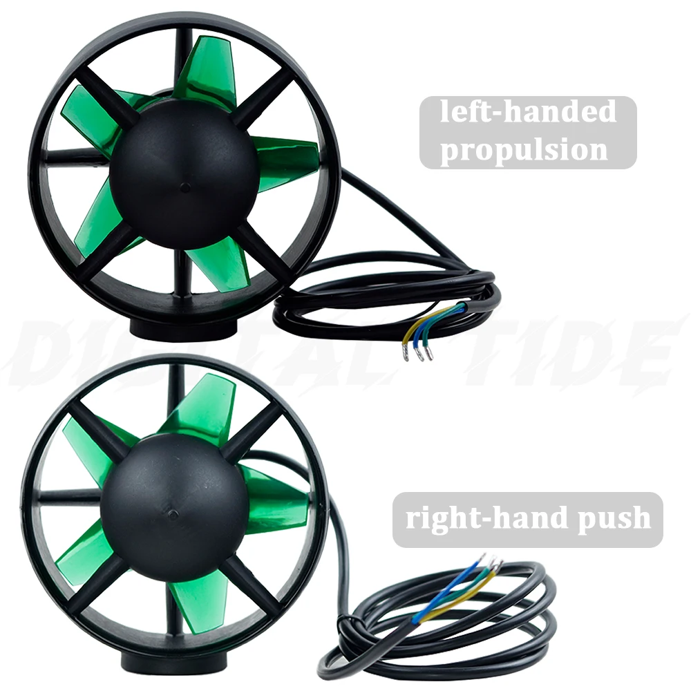 Высокоскоростной подводный Thruster 155 60kv 24V-48V 800W бесщеточный двигатель 140mm 5 Paddle Propeller