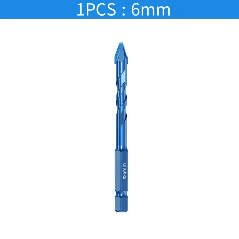 

1 шт., эксцентриковое спиральное сверло, высокопрочное сверло с косой головкой, эксцентриковые сверла для стеклянной плитки, 6 мм/8 мм/10 мм/12 мм, сверло по бетону