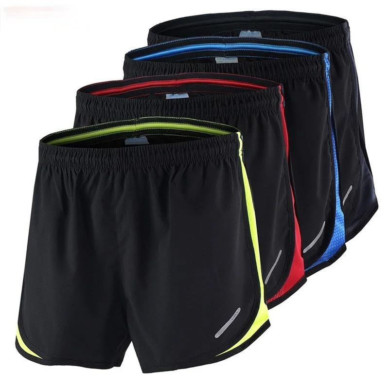 

2 in 1 Sport Athletic Crossfit Fitness Gym Shorts Running Shorts Men Pants Workout Clothes Marathon Sportswear