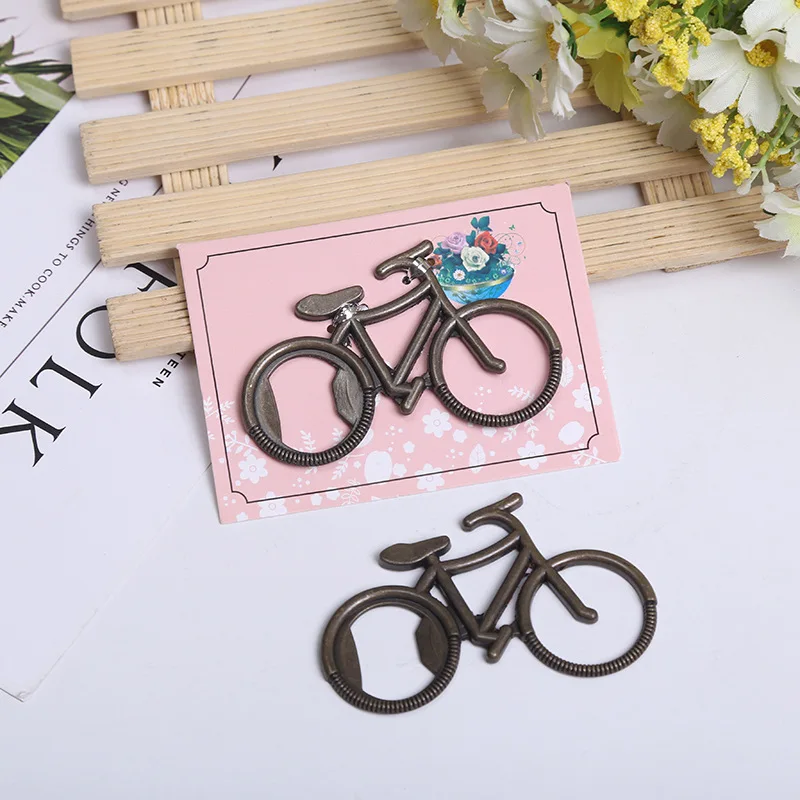 Souvenirs Beer Opener Bottle Opener Bicycle Shape Alloy Tool Wedding Party Birthday Baby Shower Favor Gift Can Opener