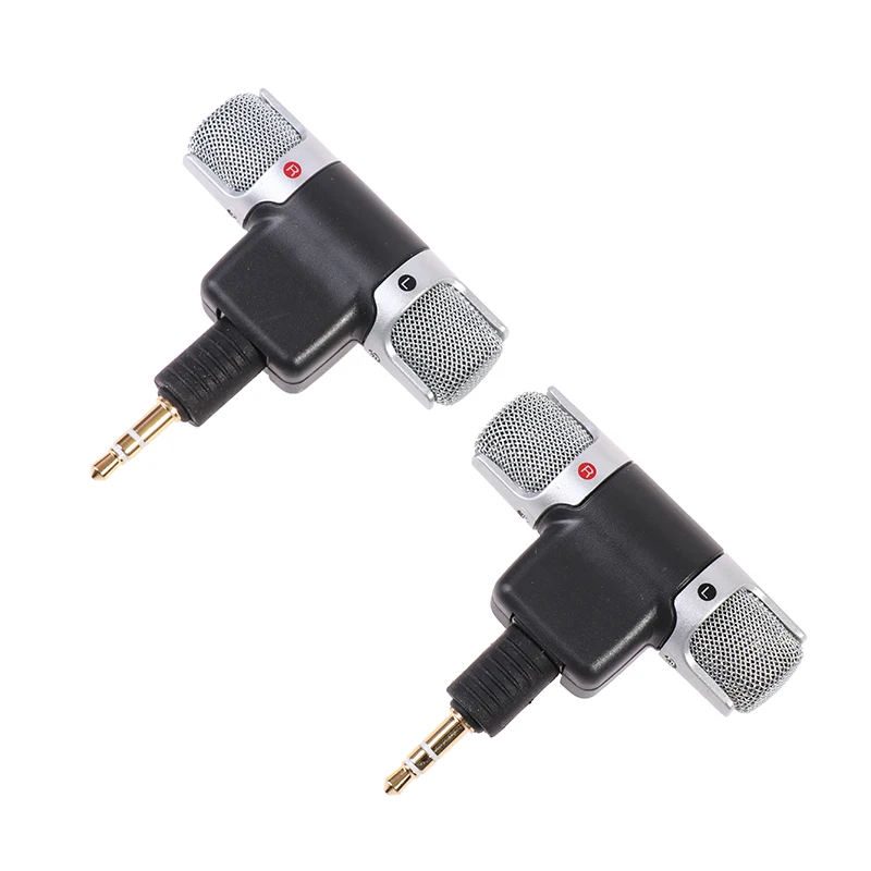 

1Pc 3.5mm Jack Microphone Stereo Mic For Recording Mobile Phone Studio Interview