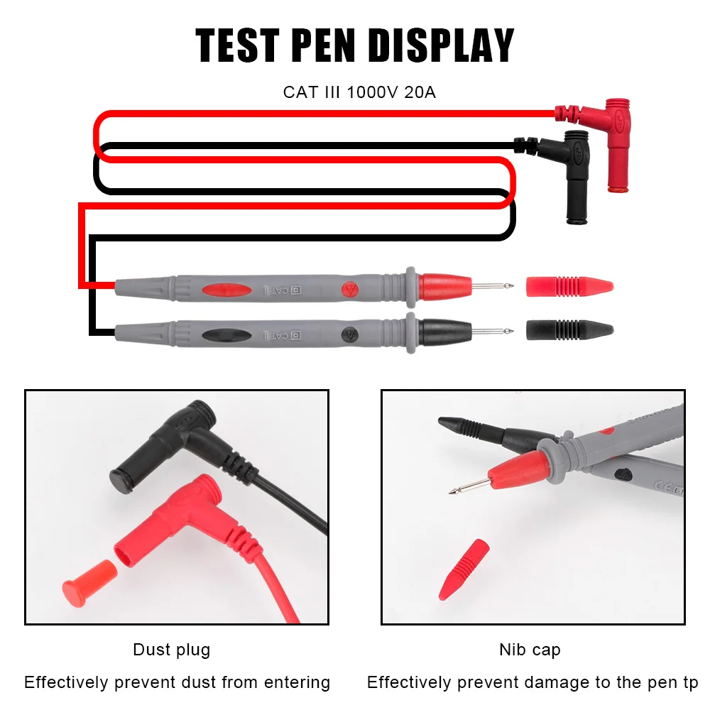 Тестер напряжения постоянного и переменного тока ST184 6000 отсчетов
