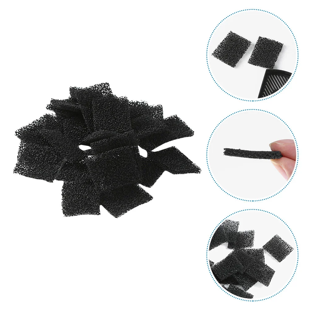 

30Pcs Thicken Water Pump Filter Purify Cleaning Filter Water Feeder Filter Black