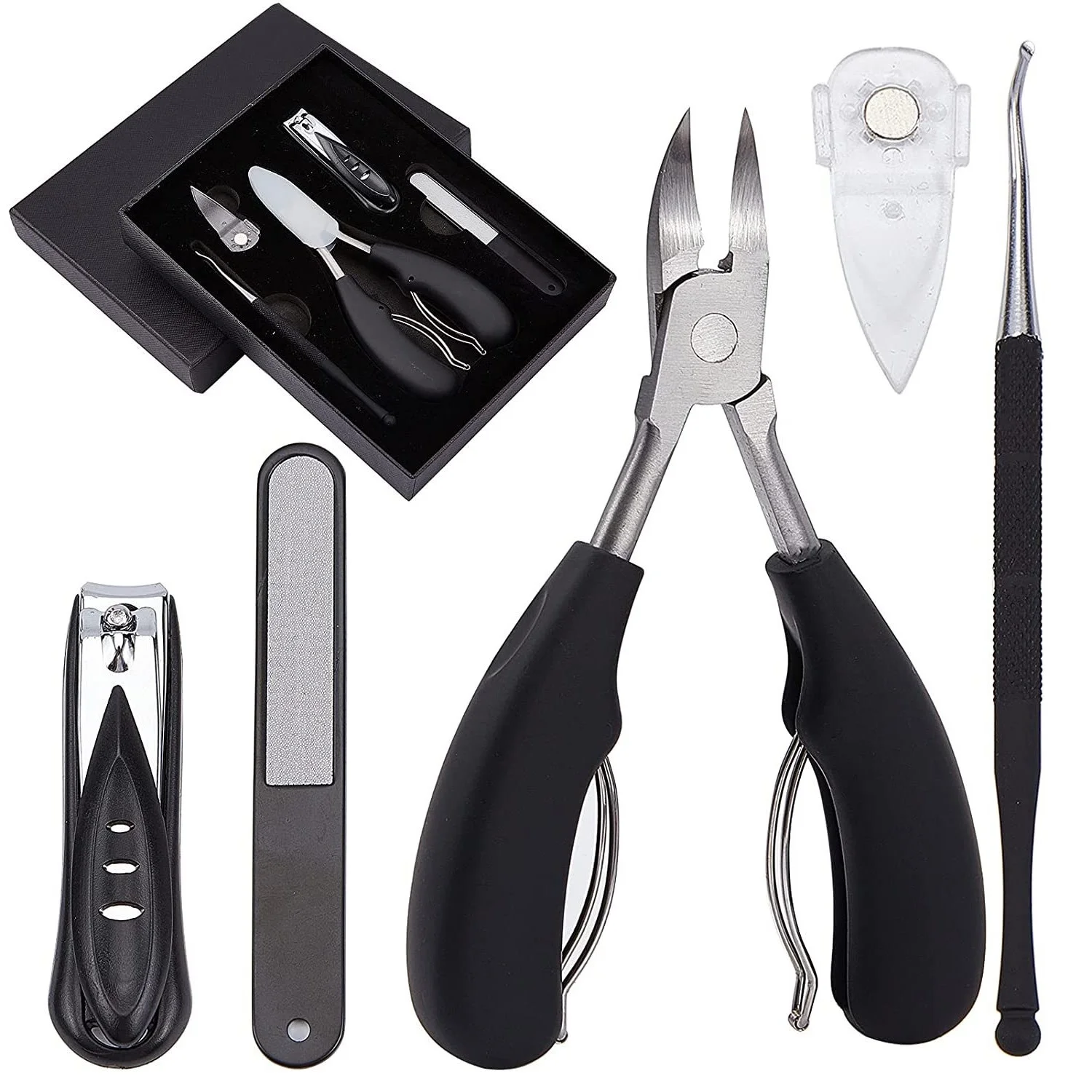 

Medical-Grade Nail Clippers Toenail Cutters Pedicure Manicure Tools Anti-Splash Ingrown Paronychia Professional Nail Scissors