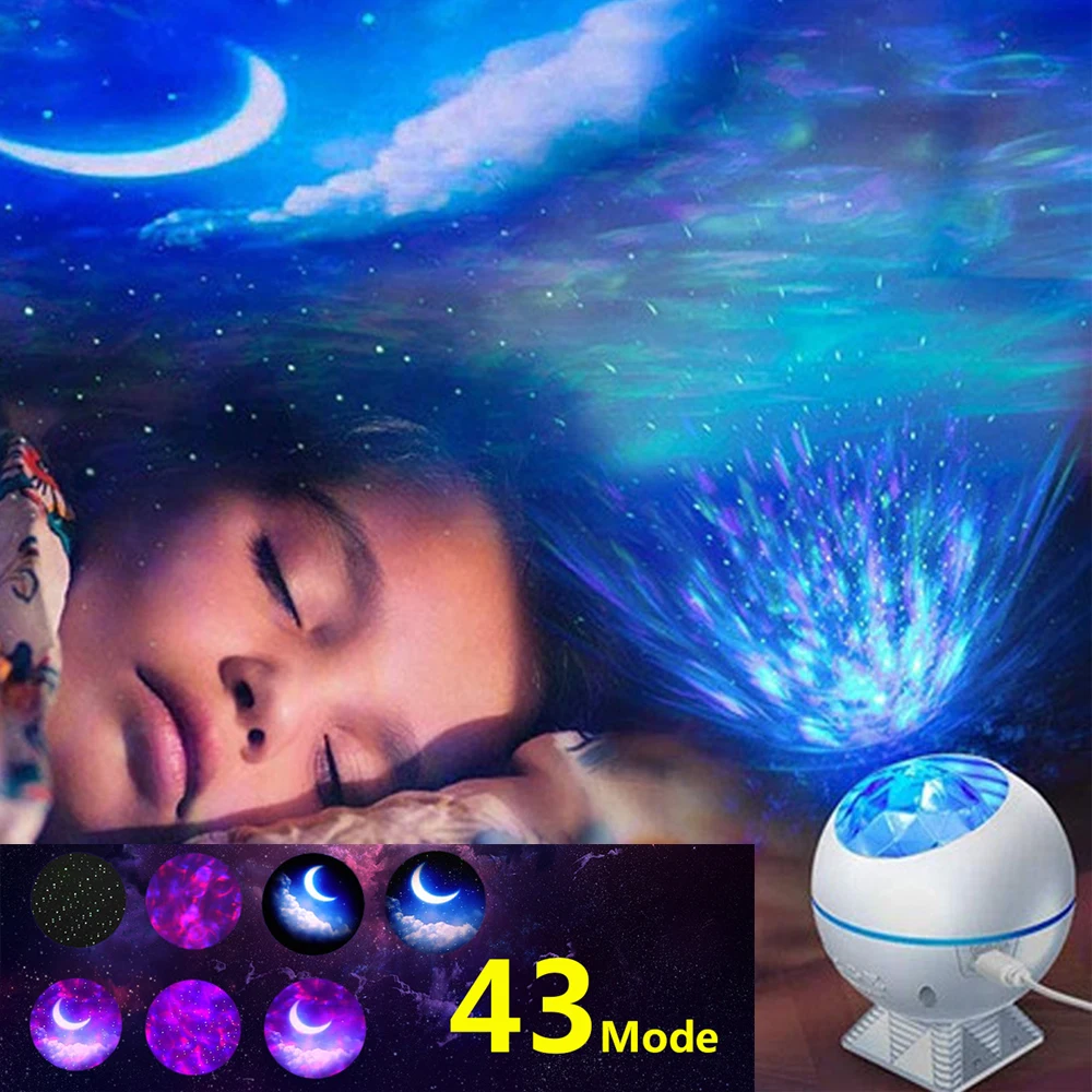 

Night Star Galaxy Projector Projector Starry Sky Ceiling Kid's Starling Gift Children's Moon Lamp Night Light