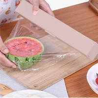 food wrap dispenser cutter fixing foil cling film wrap dispenser wrapper film holder storage case household kitchen accessories