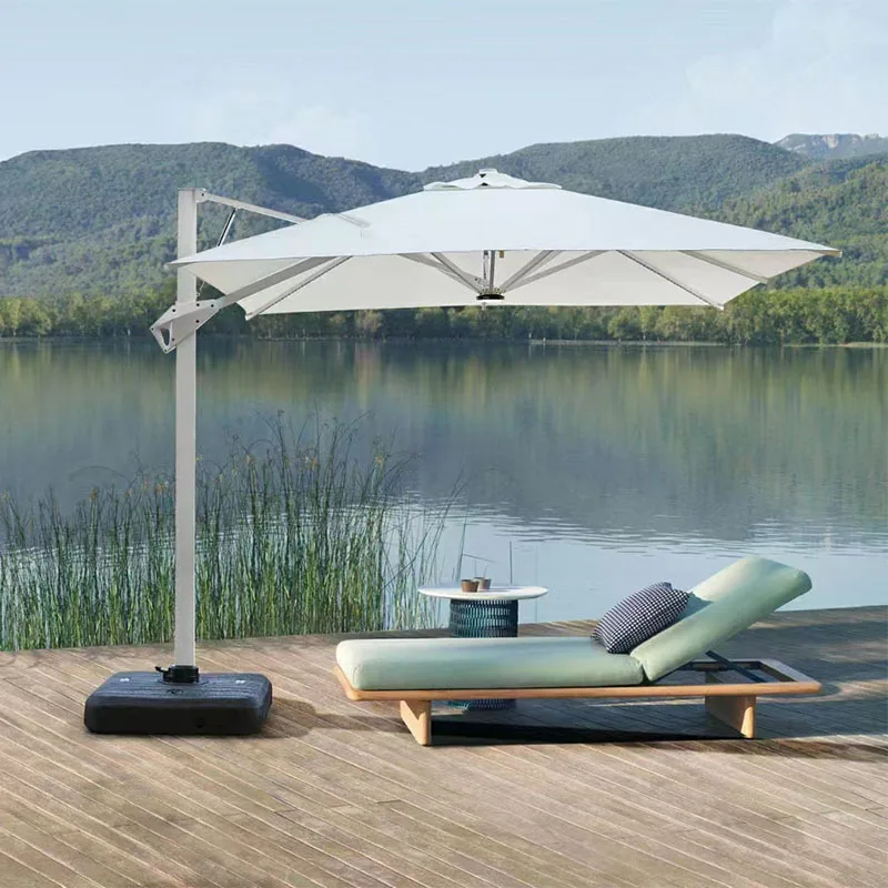

Outdoor Sunshade Umbrella Garden Scenic Area Terrace Big Sun Straw Roman Umbrella