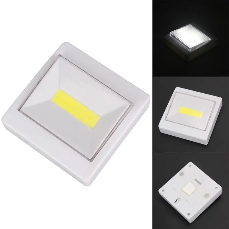 

Mini LED COB Magnetic Cordless Light Switch Wall Night Lights Battery Operated Kitchen Cabinet Garage Closet Camp Emergency Lamp