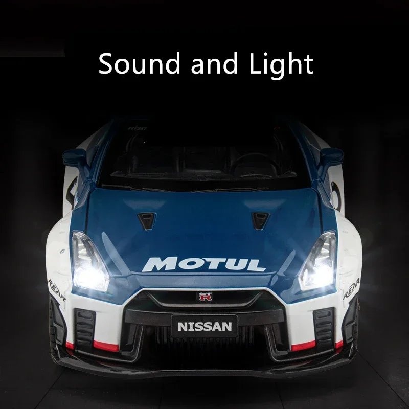 1:24 модель спортивного автомобиля God Of War Nissan Skyline GTR R34 R35 из сплава Литые