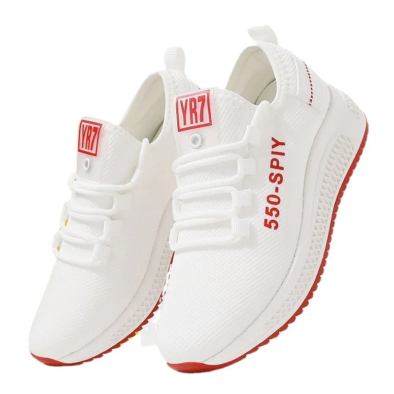 Trainers Female 2023 Spring and Summer New Casual Shoes Shallow Mouth Breathable Mesh Korean Version of Literary Female Shoes