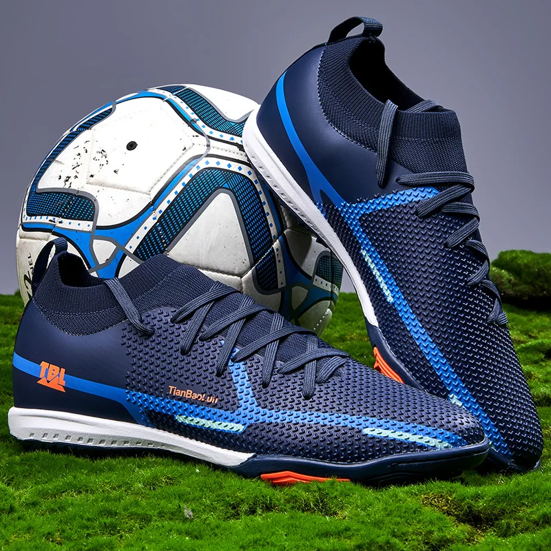

2023 Hot selling men's Soccer shoes TF Low ankle Soccer Boots Male youth adult nail grass training game sneakers Soccer Boots