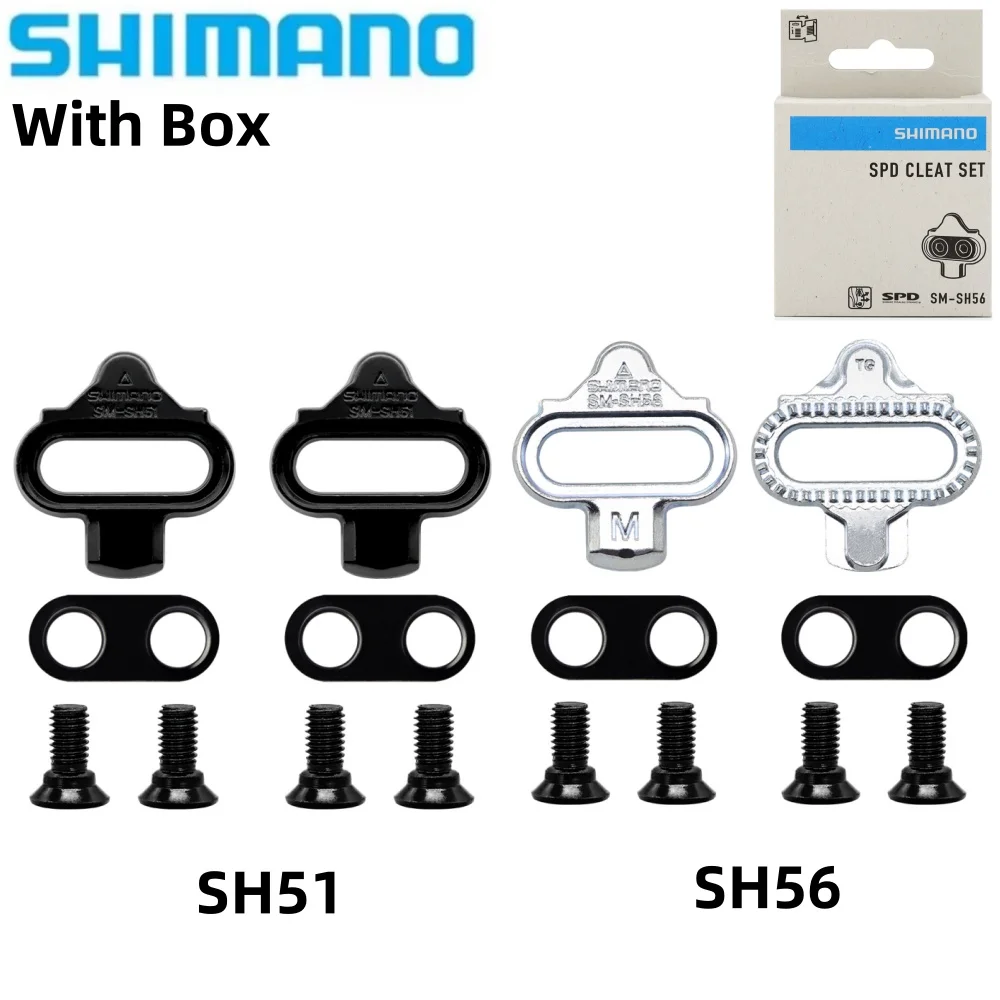 Shimano SPD SM SH51 SH56 MTB велосипедная педаль шипы велосипедные оригинальная коробка