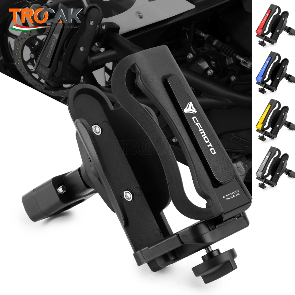 

For CFMOTO CF650 650NK 400NK 250NK 150NK 400GT 650MT 800MT 700CLX Water Bottle Thermos Holder Removable Cage Drink Cup Holder