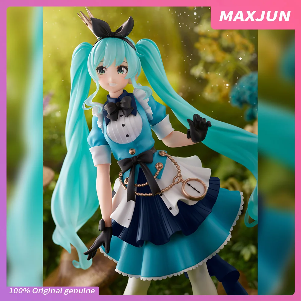 

Оригинальная объемная аниме-фигурка Вокалоида, Miku, Алиса, страна чудес, 21 см, модель игрушек из ПВХ, TAITO Miku, сексуальная фигурка, рождественск...