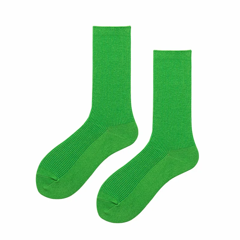 

Japanese Color Tide Tube Socks Ins Korean Version Of The Street Net Red Black Socks Women'S Stockings