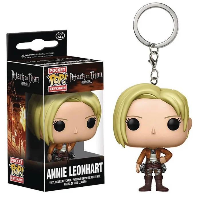 Брелки Funko из атаки на Титанов Levi Eren Jaeger Annie Leonhart Hatsune.Miku экшн-фигурка карманные