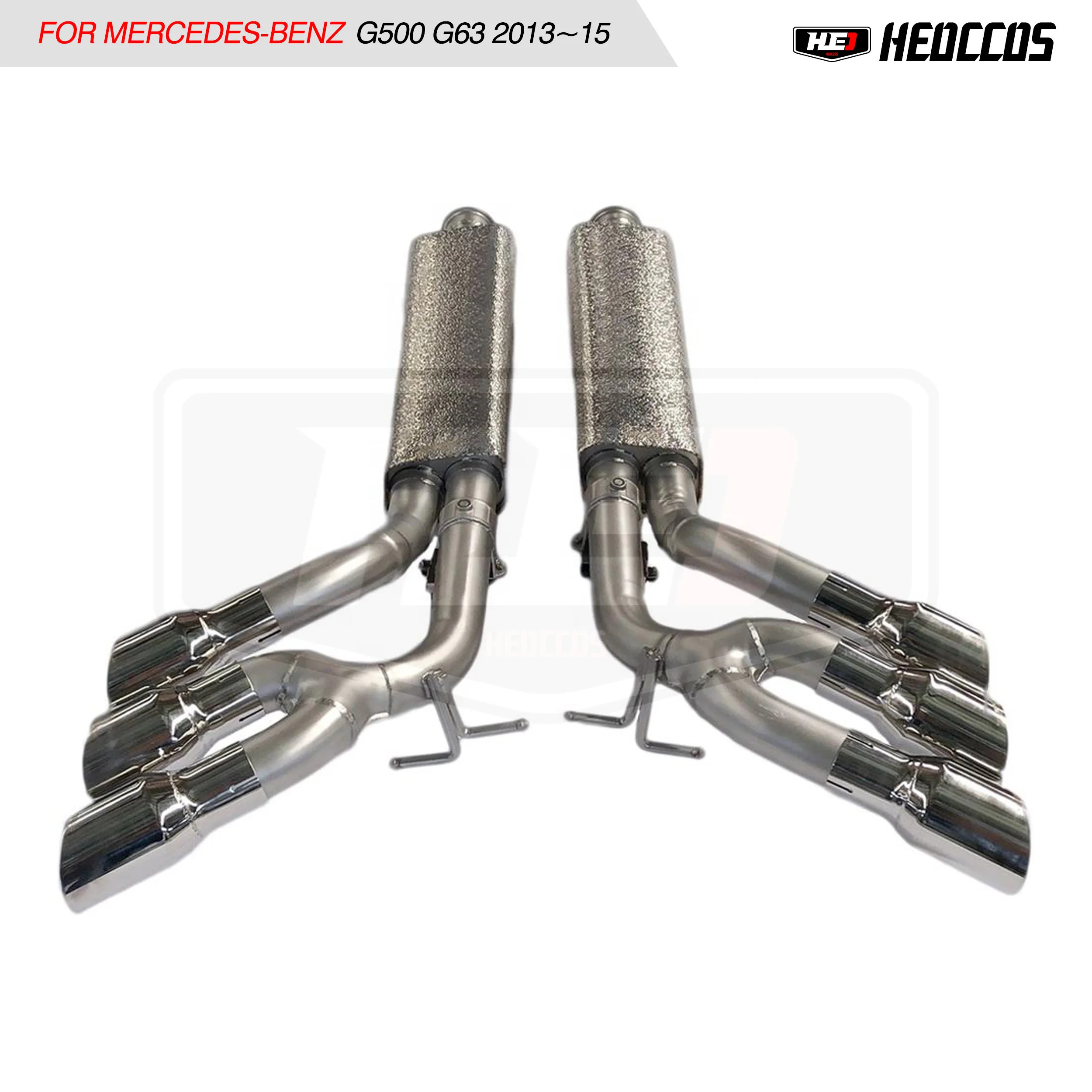Выхлопная система из нержавеющей стали HEO для Mercedes-Benz G500 G55 G63 G65 3 0 T 4 2013-15 выхлопной