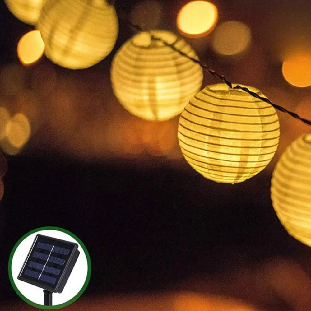 

String Light Solar LED Light Outdoor Garden Wedding Decoration Lamp 5M/6M IP65 Waterproof Garland Outdoor Holiday Light