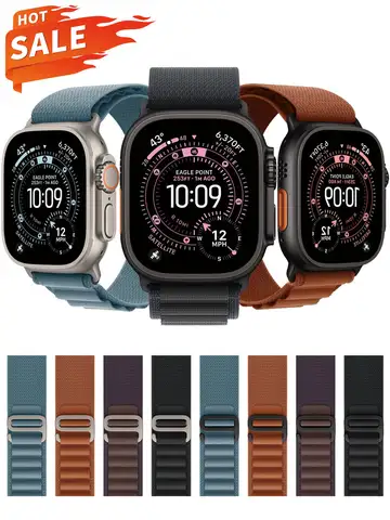 CRESTED Альпийская петля для Apple Watch Ultra нейлоновый ремешок