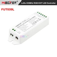 miboxer fut039l rgbcct led lamp controller lora 433mhz remote control 12v 24v max 12a super long distance signal transmitting