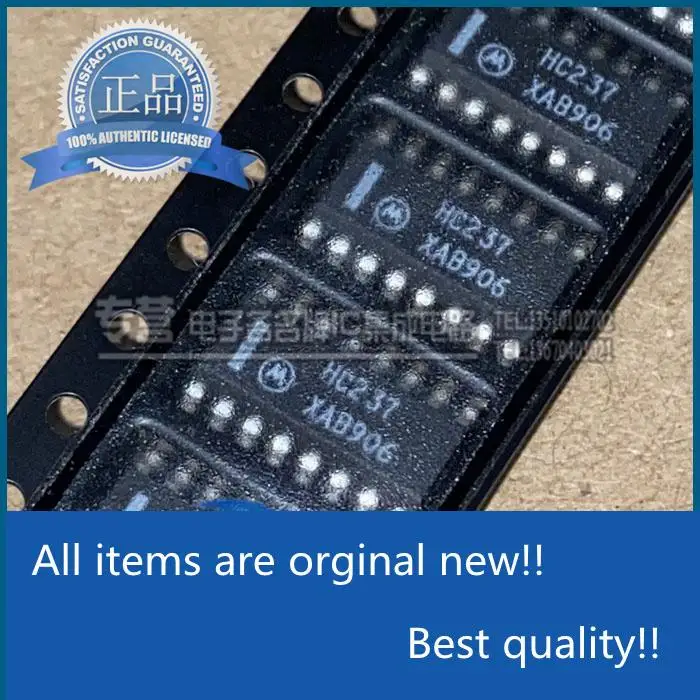 

10 шт. 100% оригинальный новый MC74HC237DR2 Silkscreen HC237 SMD SOIC-16