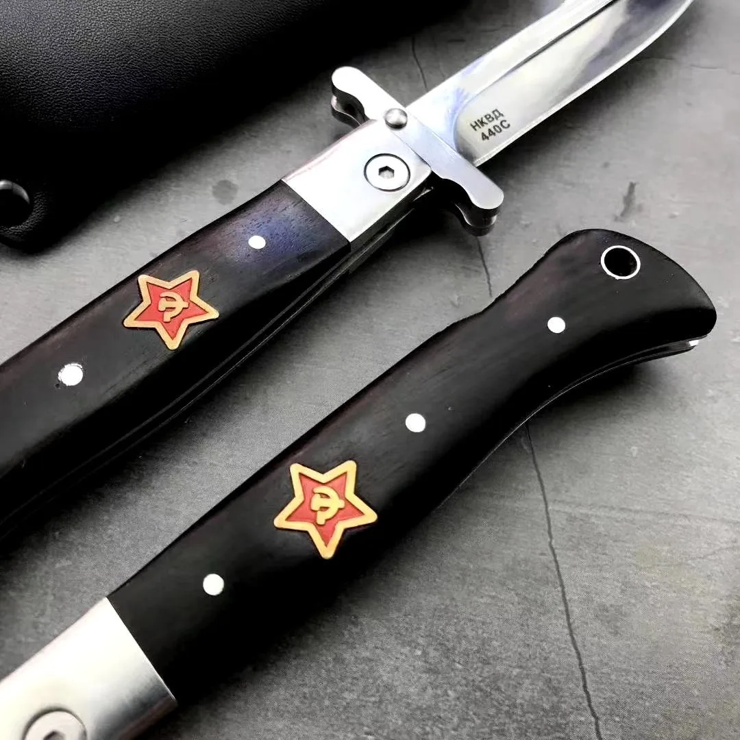Русский складной нож Finka NKVD KGB охотничьи ножи инструмент для выживания 440C острый