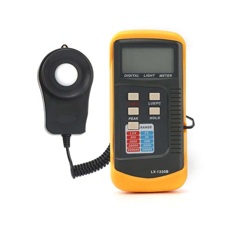 

Digital Illuminance Light Meter Range 200,000 Lux LCD Photometer Luxmeter with Peak Measurement Light Intensity Tester
