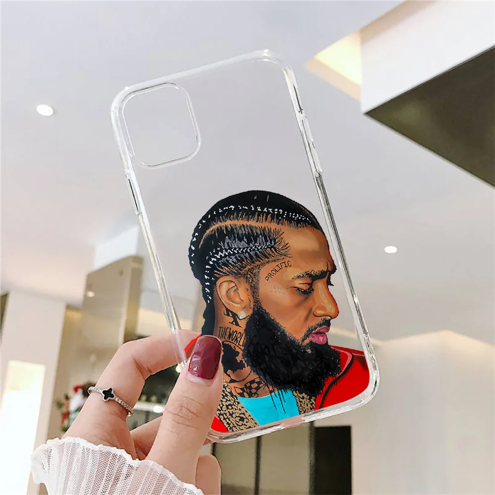 Чехол для телефона Rapper nipsey hussle Samsung Galaxy Note 4 8 9 10 20 S8 S9 S10 S10E S20 Plus UITRA Ultra transparent art |