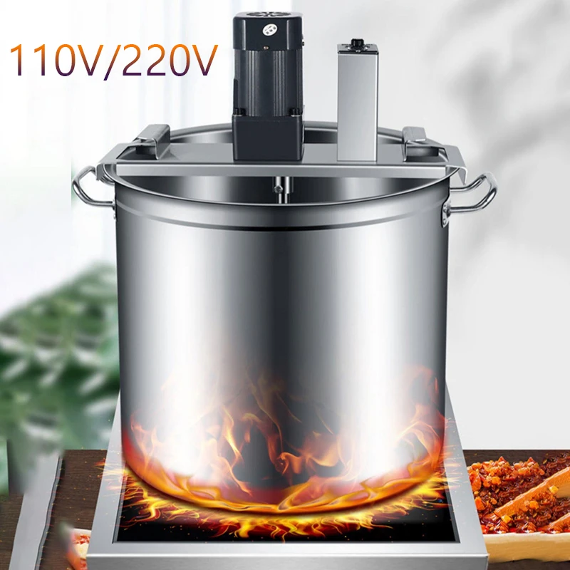 

Mixer Machine Mixed Meat Jam Small-Scale Commercial Fully Automatic Mix Stir-Fry Sauces Hotpot Seasoning Chili Sauce 220V/110V