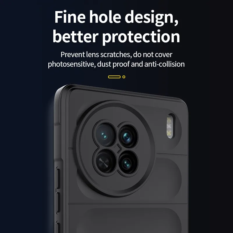 For Vivo X90 Cover Vivo X90 5G Case 6.78 inch Rubber Shockproof Soft Silicone Bumper For Vivo X90 Pro Plus Fundas Vivo X90 Pro 