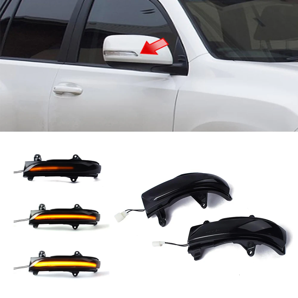 

2 шт., Светодиодные индикаторы для Toyota Land Cruiser Prado GRJ150 URJ202 2009-2018