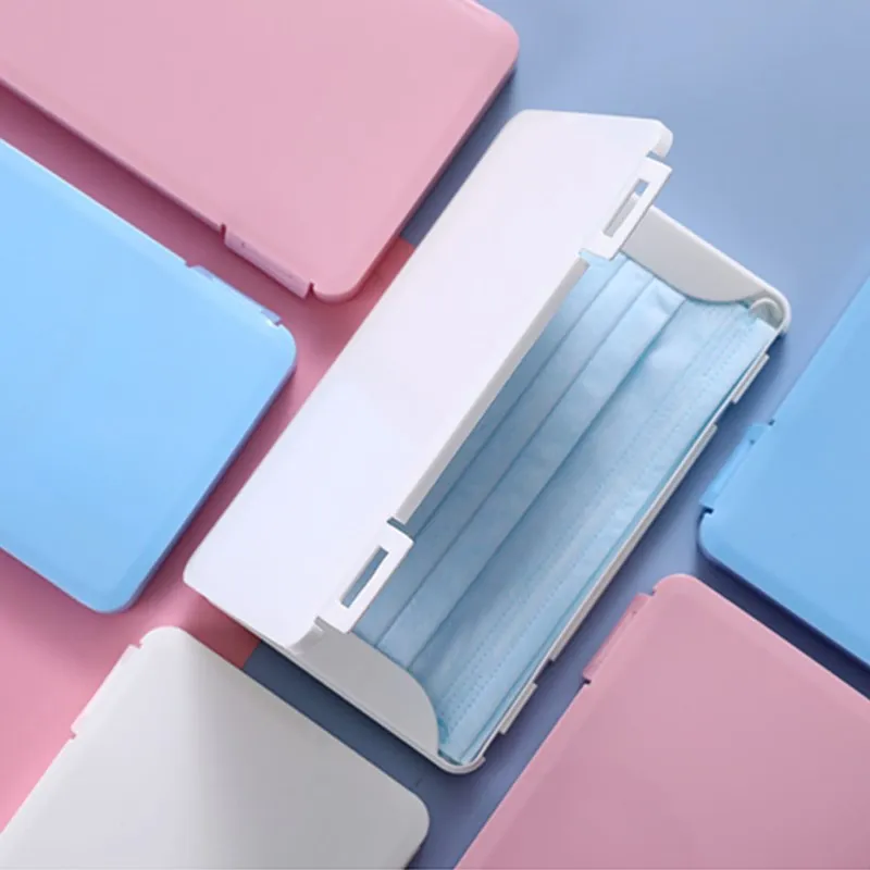 

Mask Storage Box Small and Lightweight Reusable Plastic Box Moisture-proof Dust Mask Storage Container