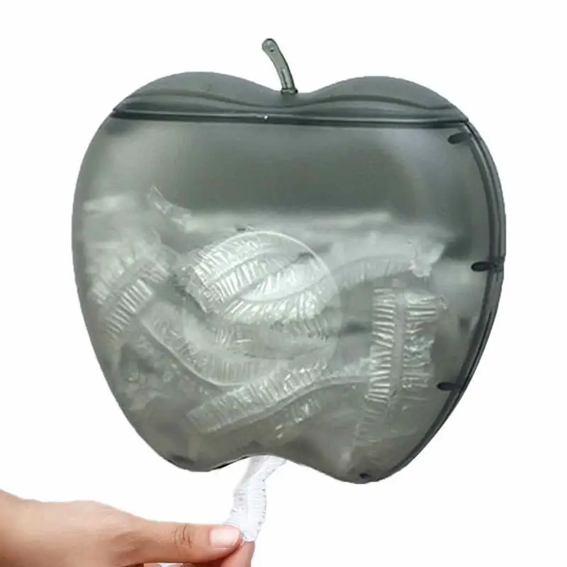 

Cling Film Storage Box Wall-mounted Food Wrap Storage Box Dispenser Fresh Keeping Bag Storage Box With 100pcs Cling Film