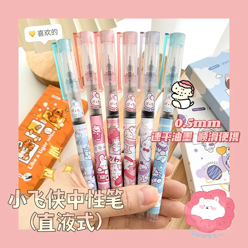 Канцелярские ручки TULX канцелярские принадлежности милые для школы милая гелевая