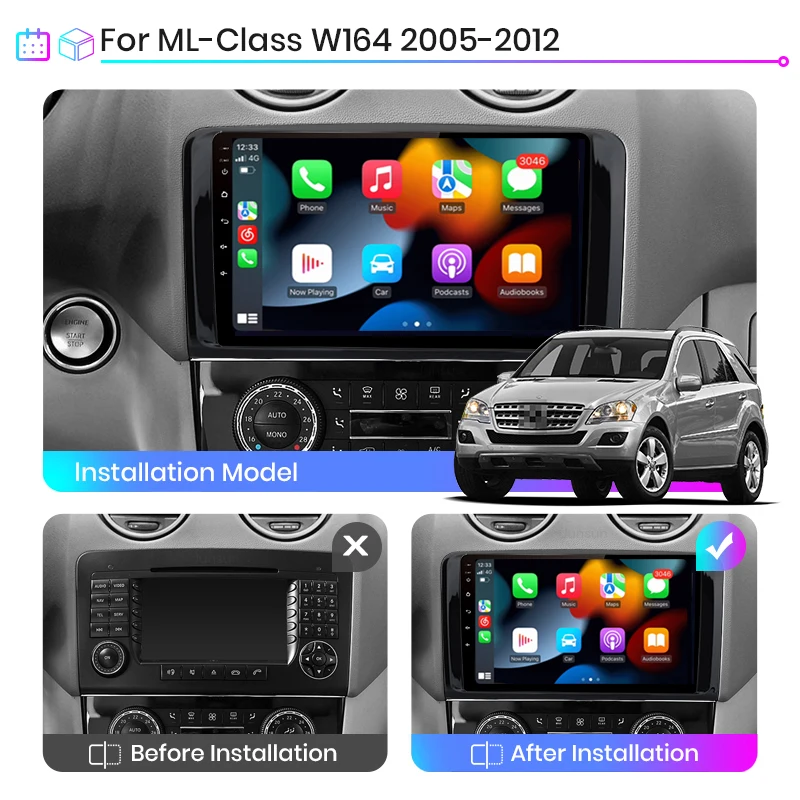 Автомагнитола 2 din 4 + 64G мультимедийный проигрыватель android carplay автомобильный GPS