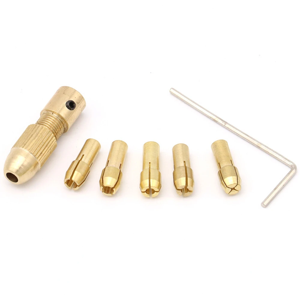 

Micro Electric Drill Copper Chuck/Small Electric Drill Self Tightening Drill Chuck/Hand Electric Drill Woodworking Copper Chucks