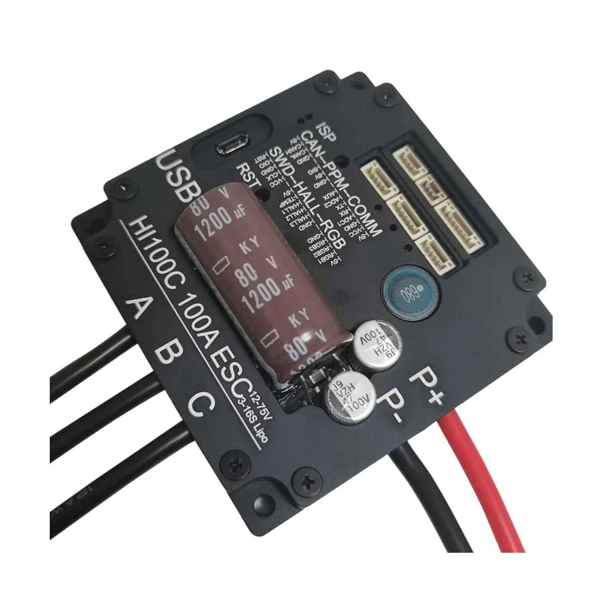 

Доска для серфинга Vesc 80V100A As5047P, запчасти для электрического скейтборда, роботов, электрорегулирование Benjamin Foc