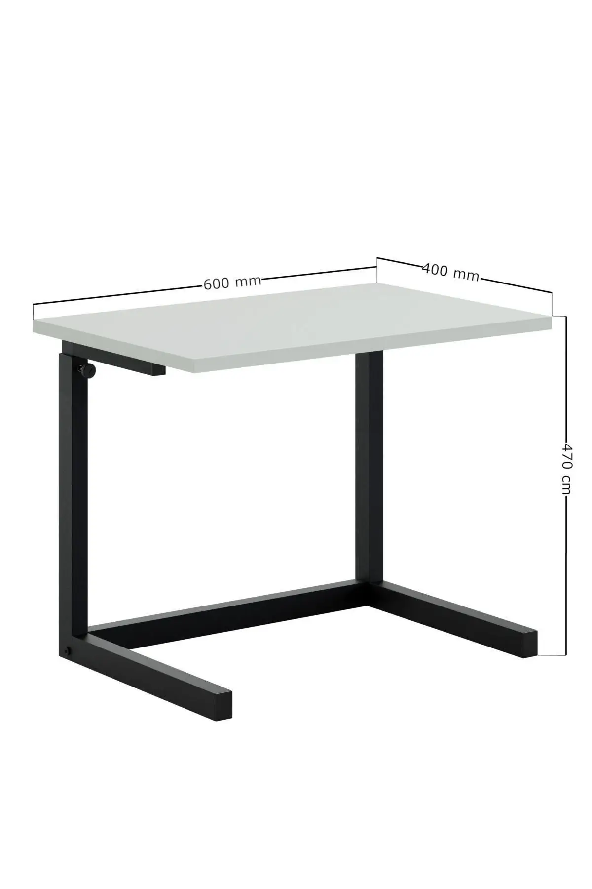 

Height Adjustable Laptop Stand, Study Desk, Computer Desk - White