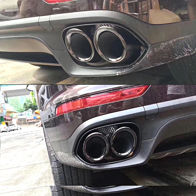 Выхлопная труба rolфес из нержавеющей стали для Porsche Cayenne 2015-2017 наконечник