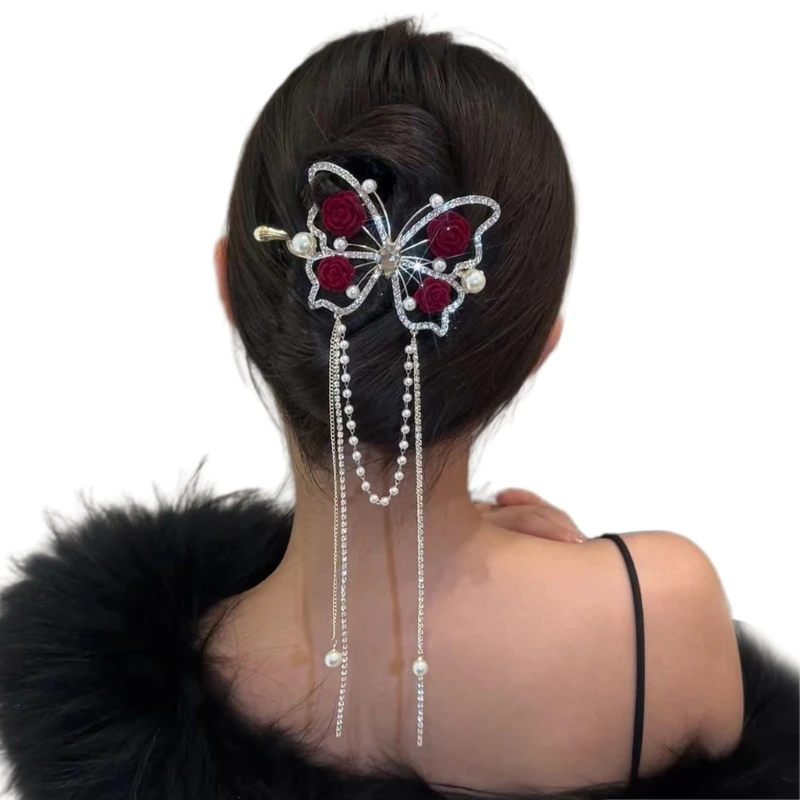 

Girls Hair Clip Chinese Style Shape Hair Clip for Hanfu Cosplay Wear T8NB