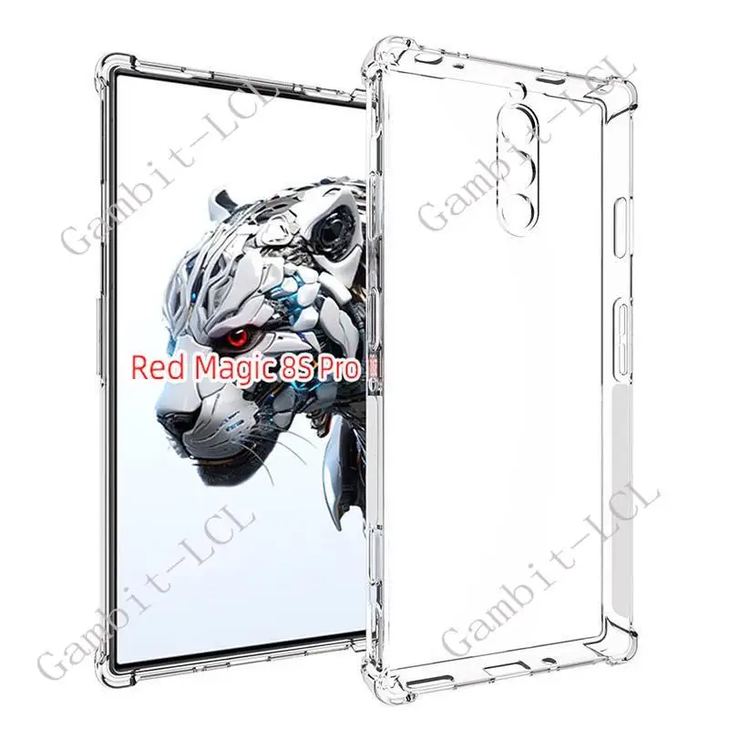 Силиконовый защитный чехол для смартфона ZTE Nubia Red Magic 8S Pro + 8 7 6 Z50 Ultra Z50S 7Pro