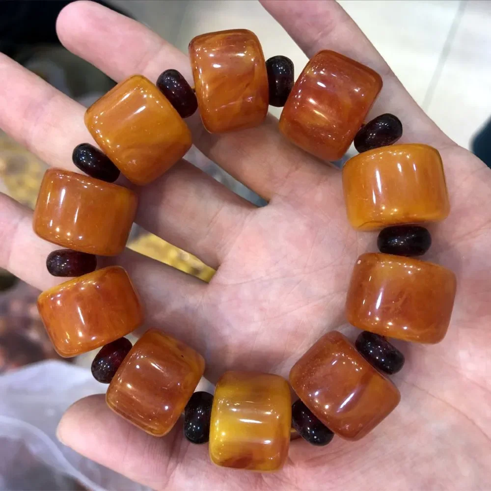 Натуральный Янтарный пчелиный воск взрывобезопасный старинный камень бусина