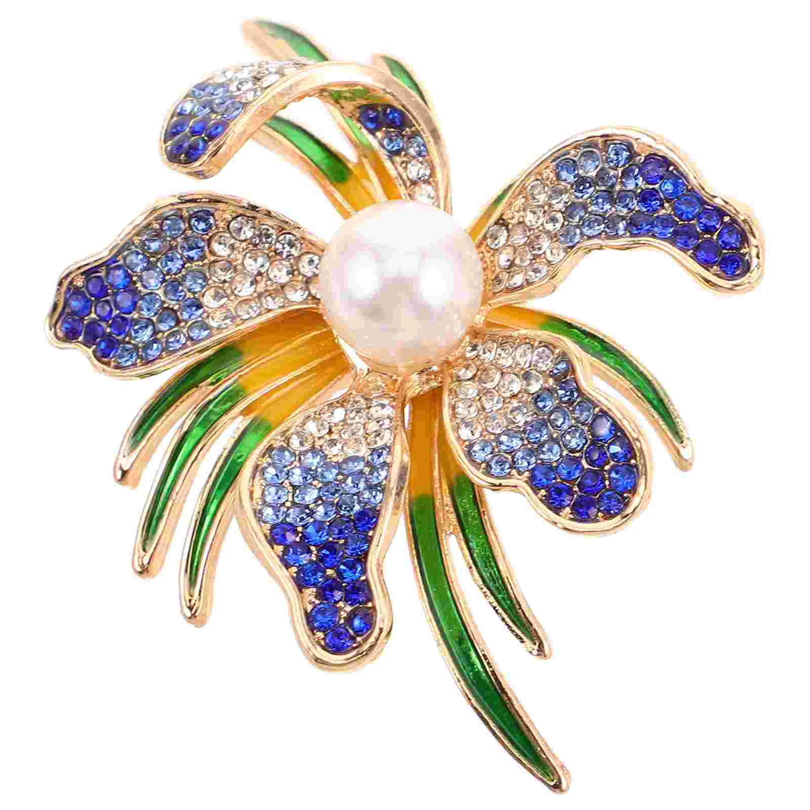 Брошь в виде орхидеи булавки для поделок корсажное платье женский цинковый сплав