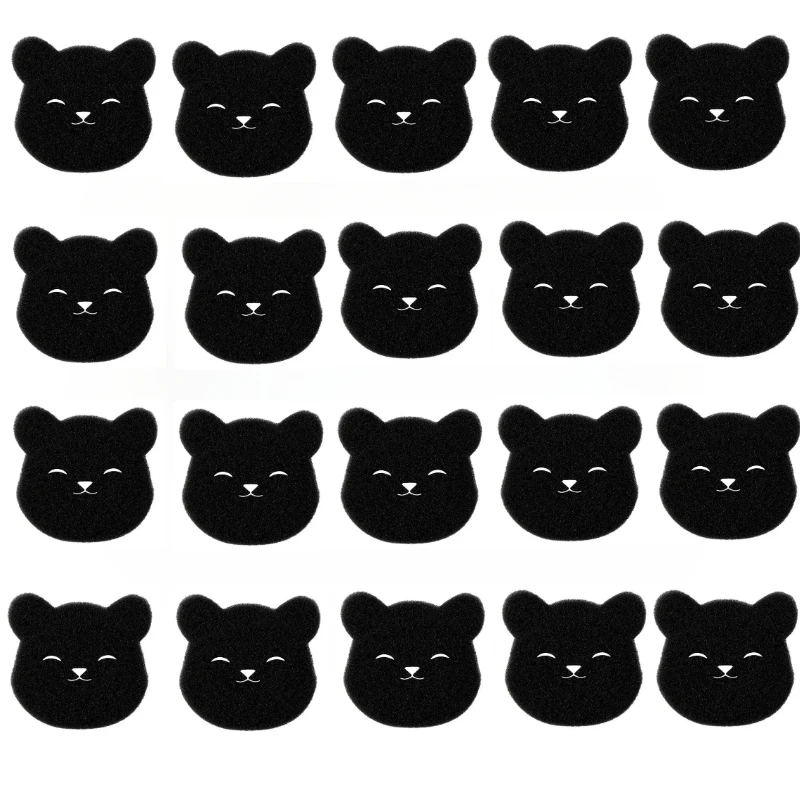 

Чистящая губка для удаления шерсти, черный, 1-20 шт.