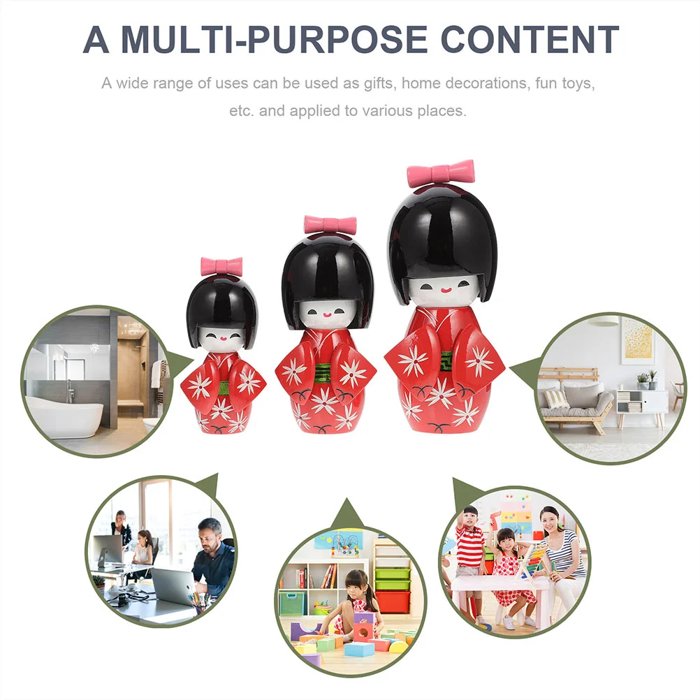 Игрушечное японское кимоно традиционные ремесленные украшения скульптуры и